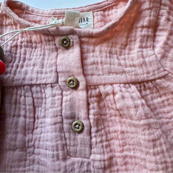 Rabbit‎ Bear Baby Girls 3 months Organic Cotton Pink Newborn Top GOTS Soft Comfy - Picture 7 of 8